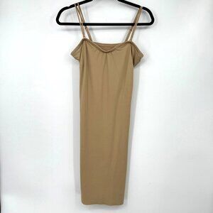 Love Your Assets Sara Blakely Spanx Nude Shapewear Dress Women plus size 1X Beig